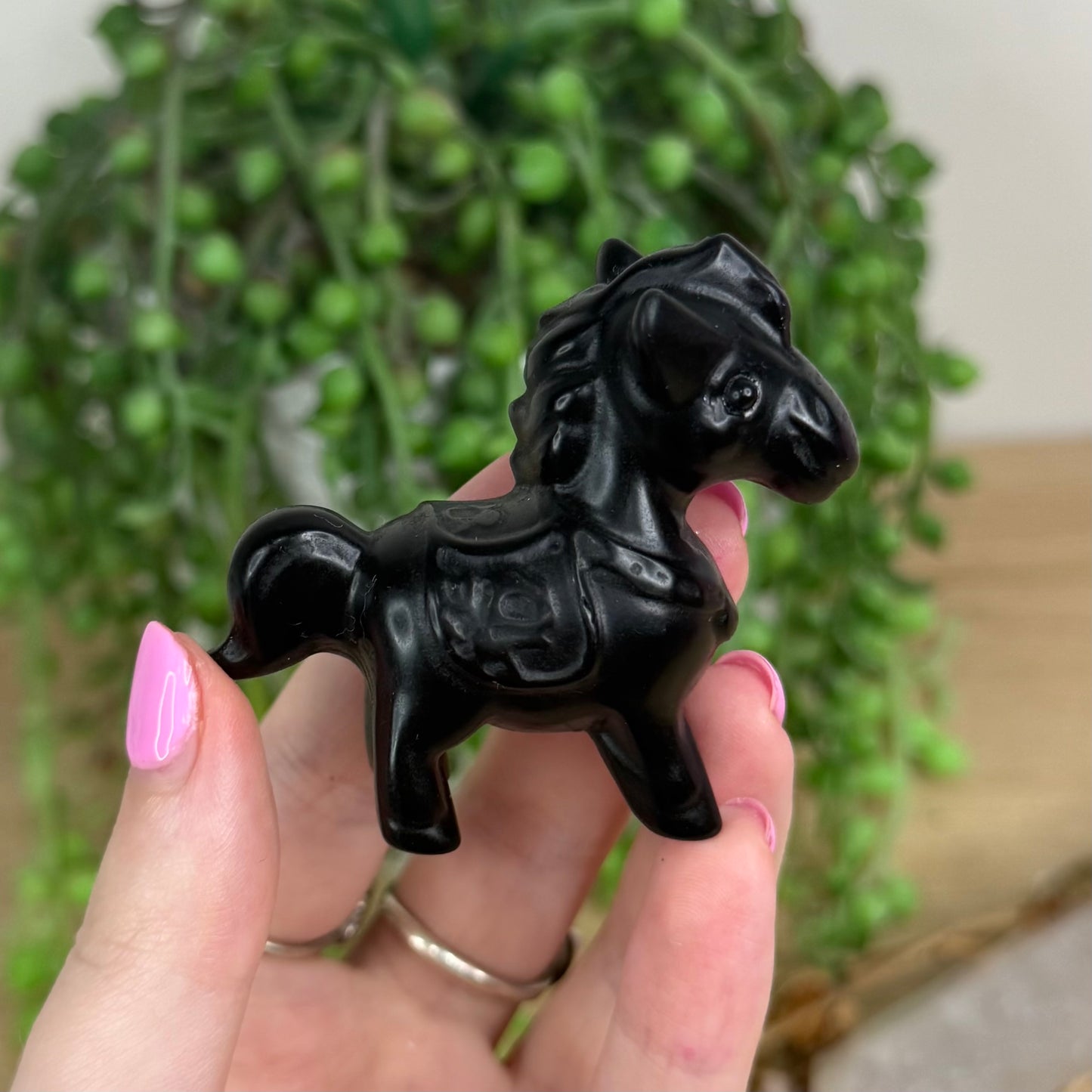 Black Obsidian Horse (X179)