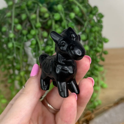 Black Obsidian Horse (X179)