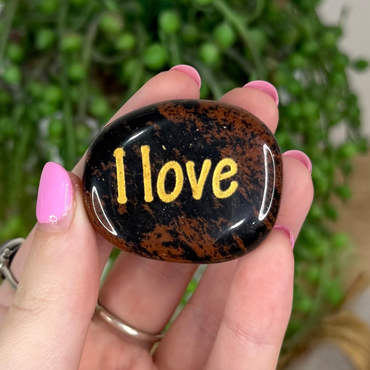 Mahogany Obsidian Love Lucky Stone