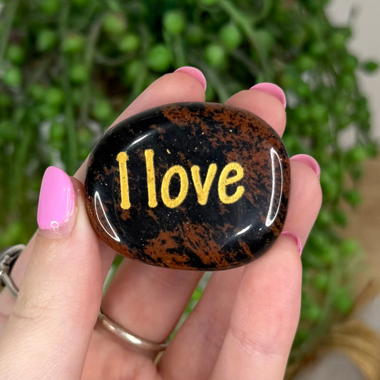 Mahogany Obsidian Love Lucky Stone