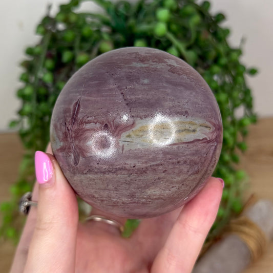 Picture Stone Jasper Sphere (X143)