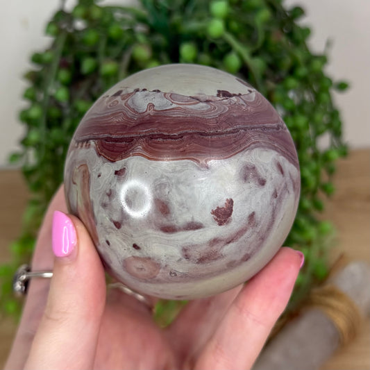 Picture Stone Jasper Sphere (X145)