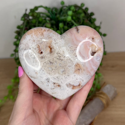 Pink Carnelian Heart (X85)