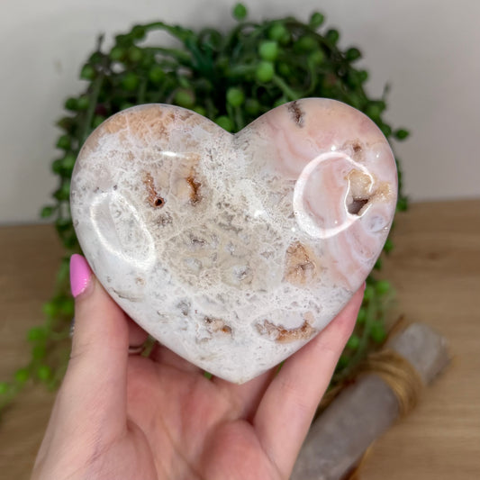 Pink Carnelian Heart (X85)