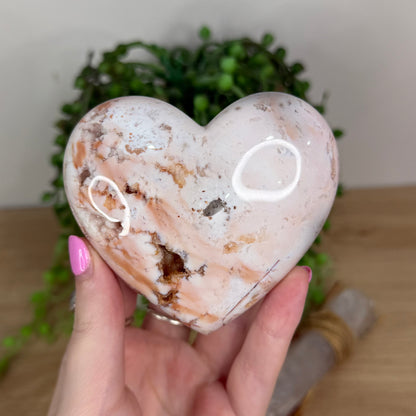 Pink Carnelian Heart (X86)