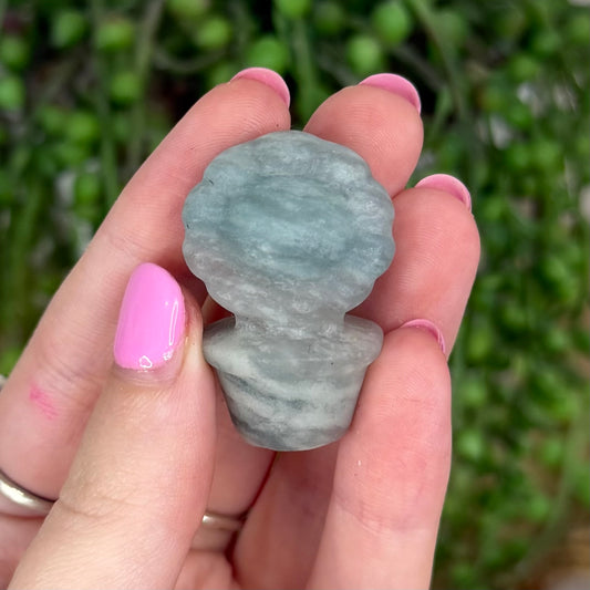 Caribbean Calcite Small Flower Pot