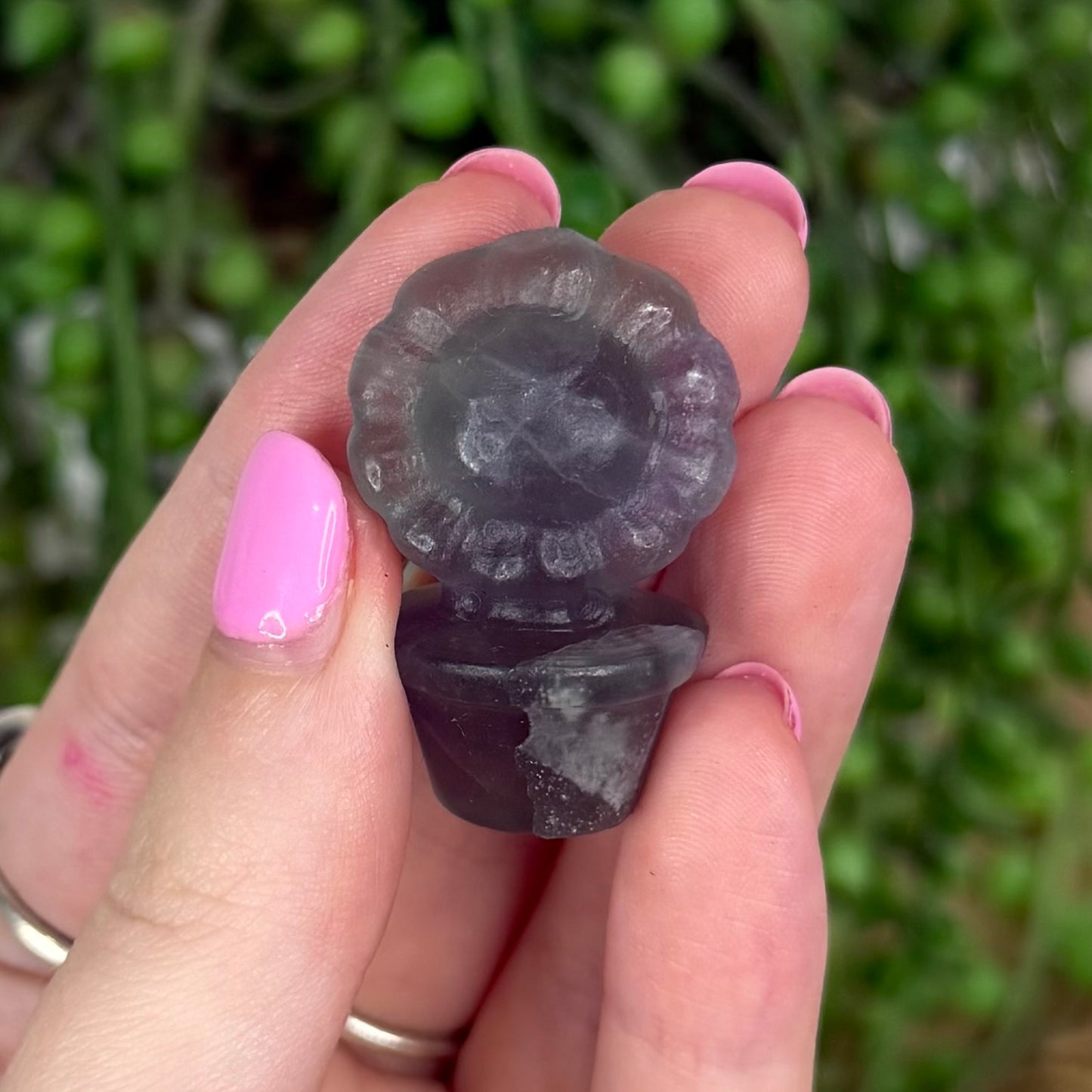 Fluorite Small Flower Pot