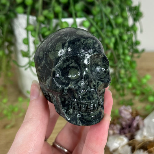 Kambaba Jasper Skull (N226)