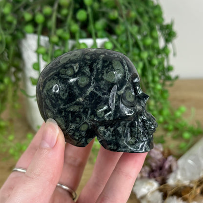 Kambaba Jasper Skull (N226)