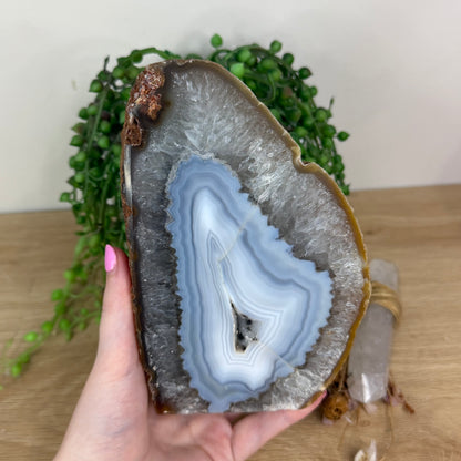 Druzy Agatę Geode Cave (X300)