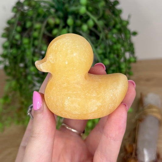 Yellow Calcite Duck (X235) (X237) (X234)
