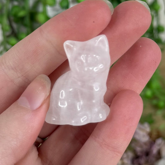 Clear Quartz Small Cat (N194)