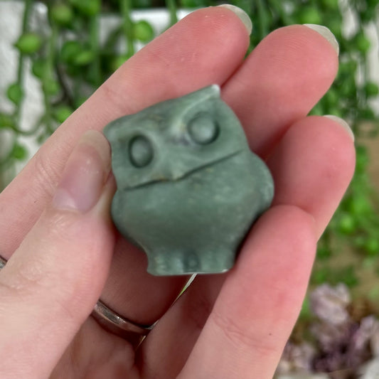 Green Jade Small Owl (N213)