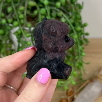 Garnet Sitting Highland Cow (X394)