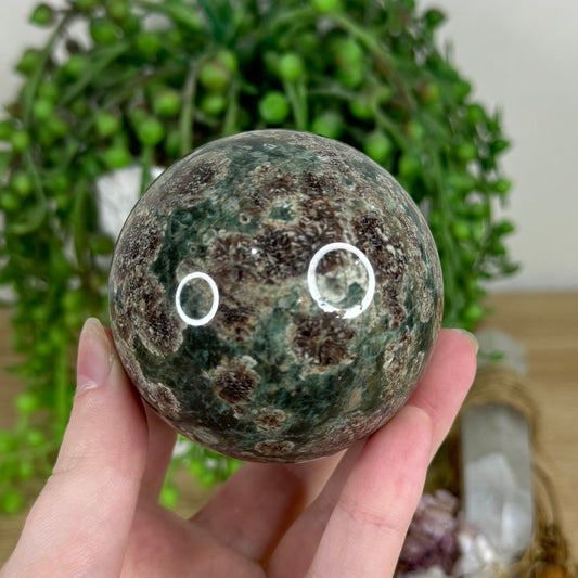 Russian Flower Agate Sphere (N496)