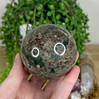 Russian Flower Agate Sphere (N496)