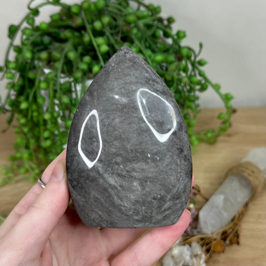 Silver Sheen Obsidian Arch Free Form (R487)