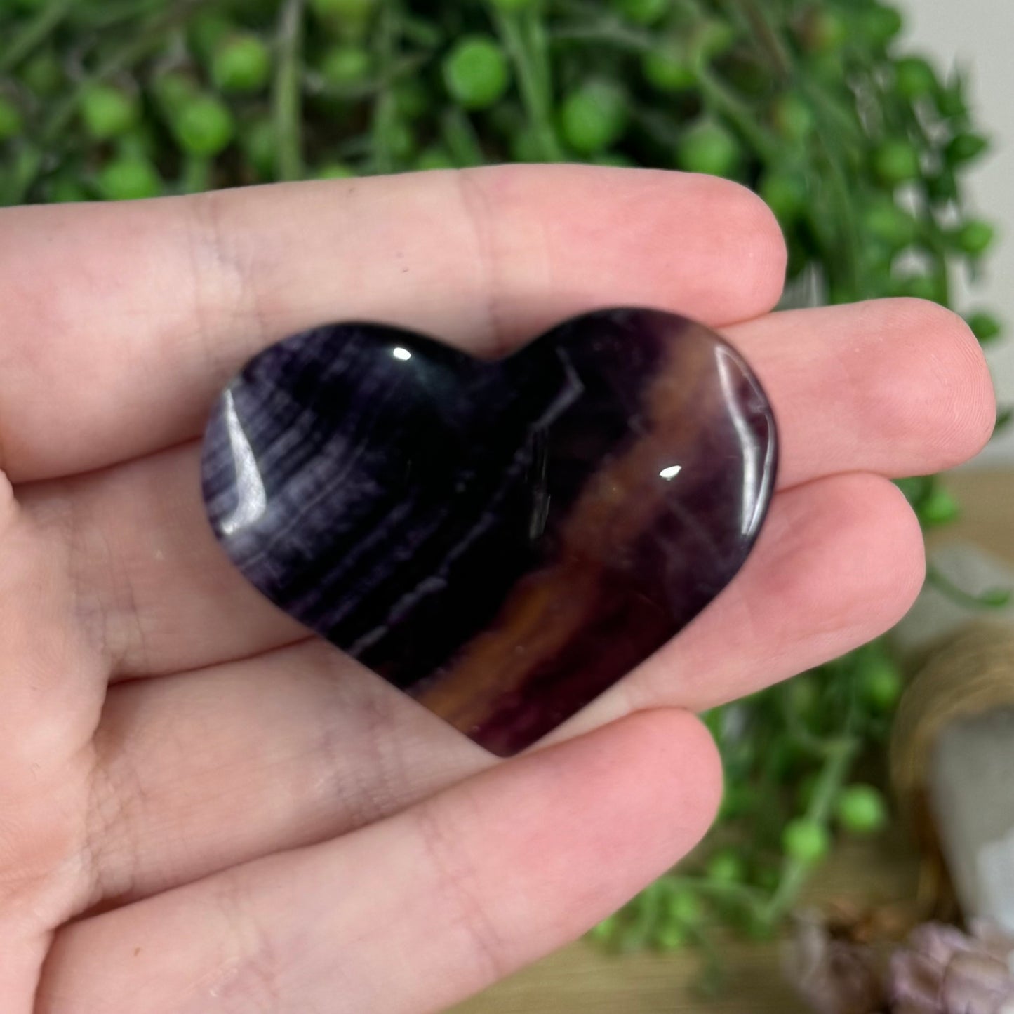 Candy Fluorite Heart (N491)