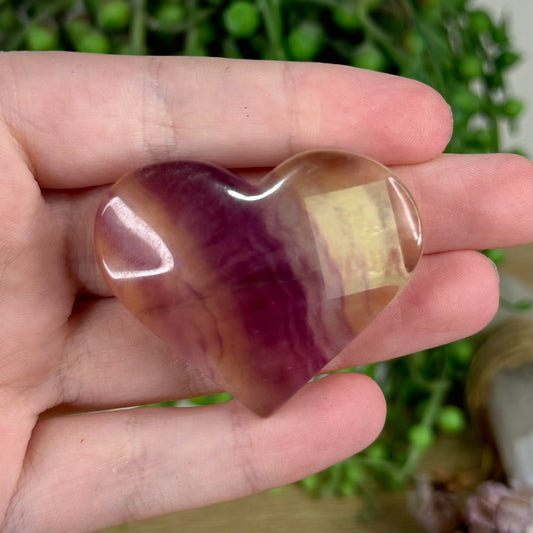 Candy Fluorite Heart (N494)