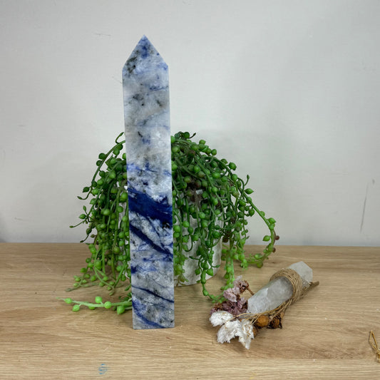 Blue Afghanite Tower (R515)