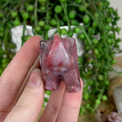 Rhodonite Elephant (N472)