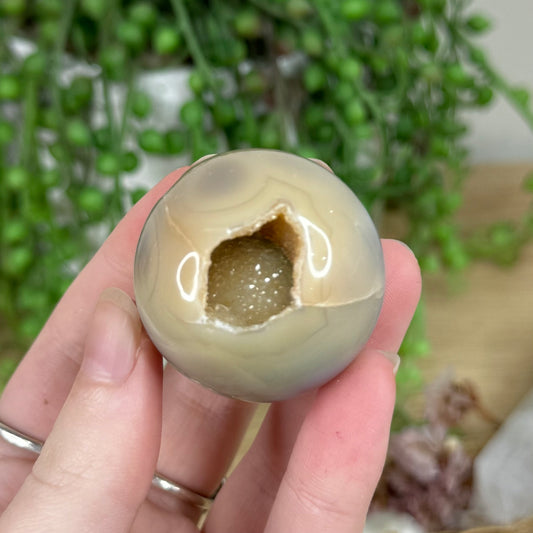Druzy Agatę Sphere (R476)