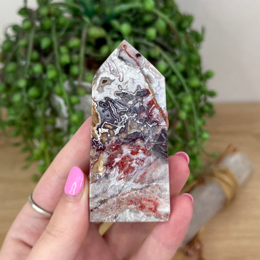 Mexican Crazy Lace Agate Point (X310)