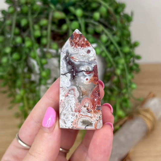 Mexican Crazy Lace Agate Point (X305)