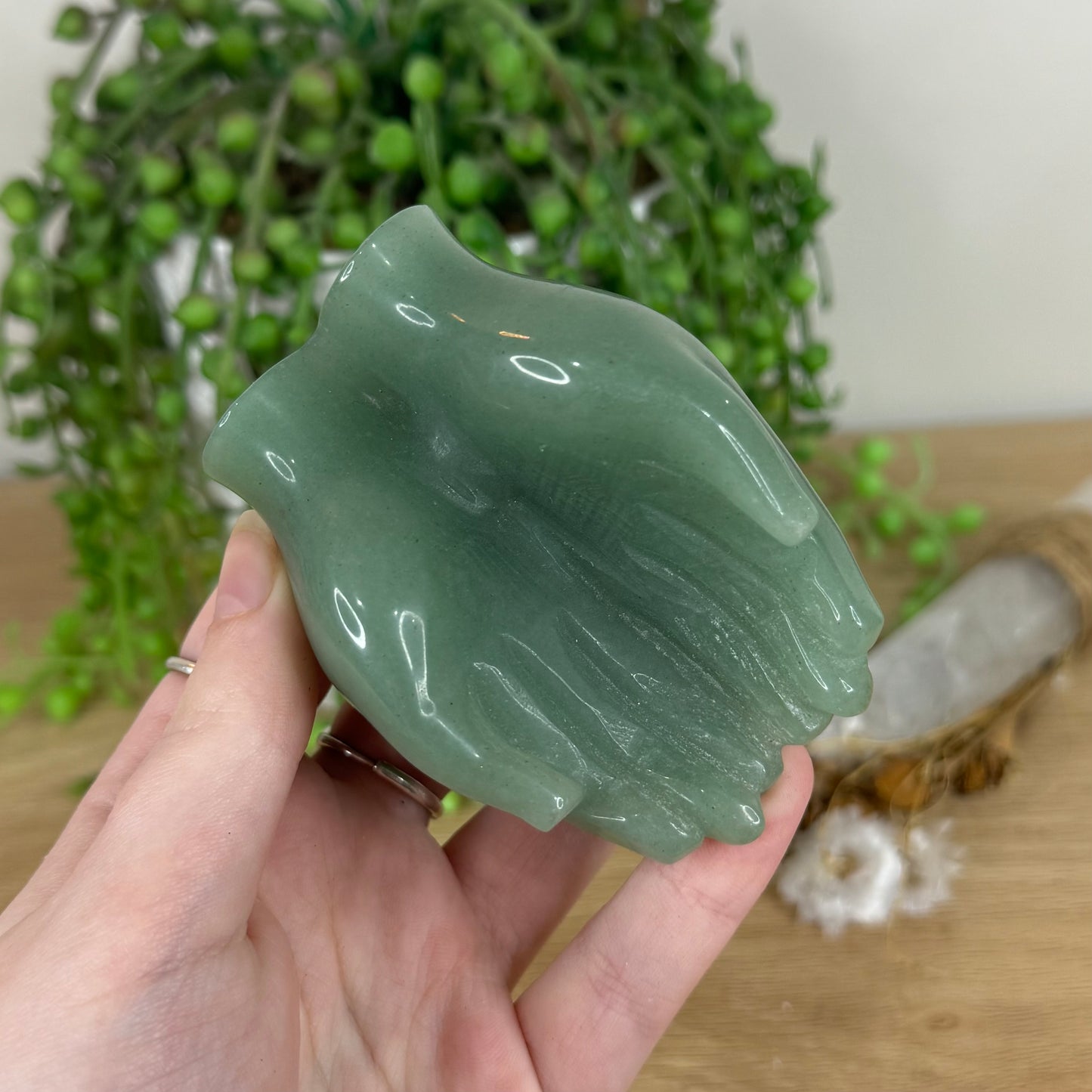 Green Aventurine Hand Bowl (N678)