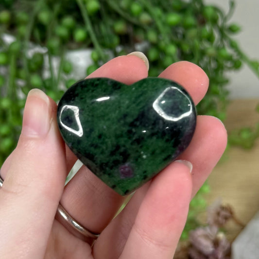 Ruby In Zoisite Heart (R274)