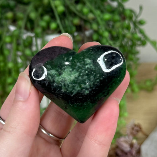 Ruby In Zoisite Heart (R280)