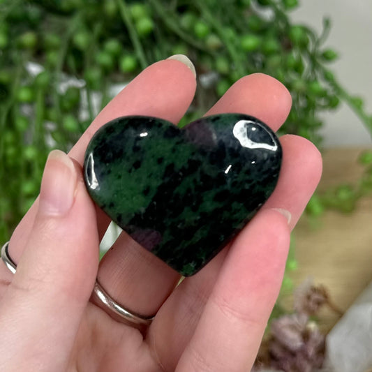 Ruby In Zoisite Heart (R272)