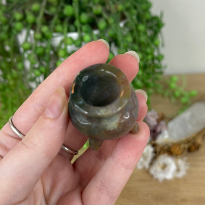 Ocean Jasper Cauldron (N357)