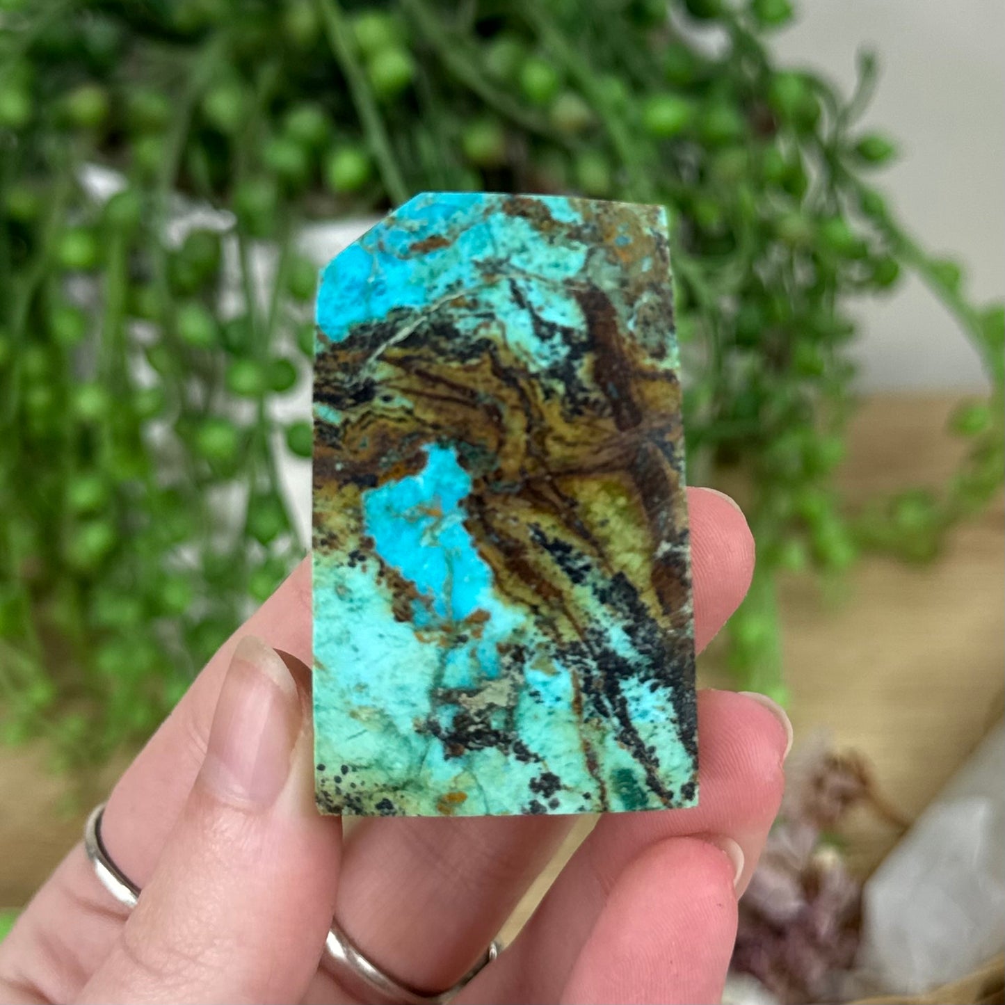 Malachite / Chrysocolla Free Form (R246)