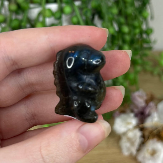 Labradorite Chubby Dino (N422)