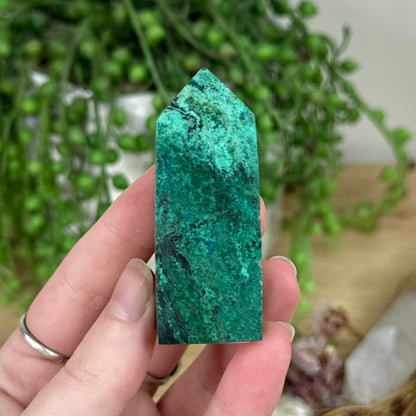 Malachite / Chrysocolla Point (R249)