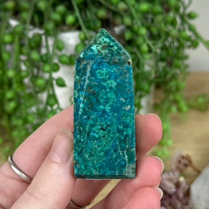 Malachite / Chrysocolla Point (R249)