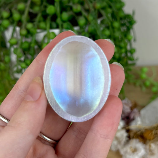 Aura Selenite Lucky Stone