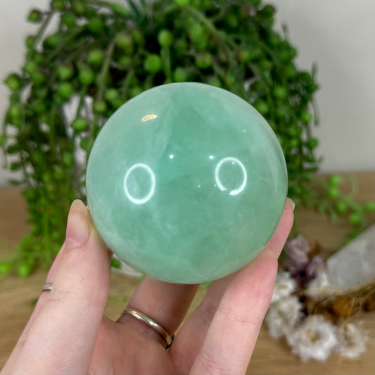 Green Fluorite Sphere (L808)