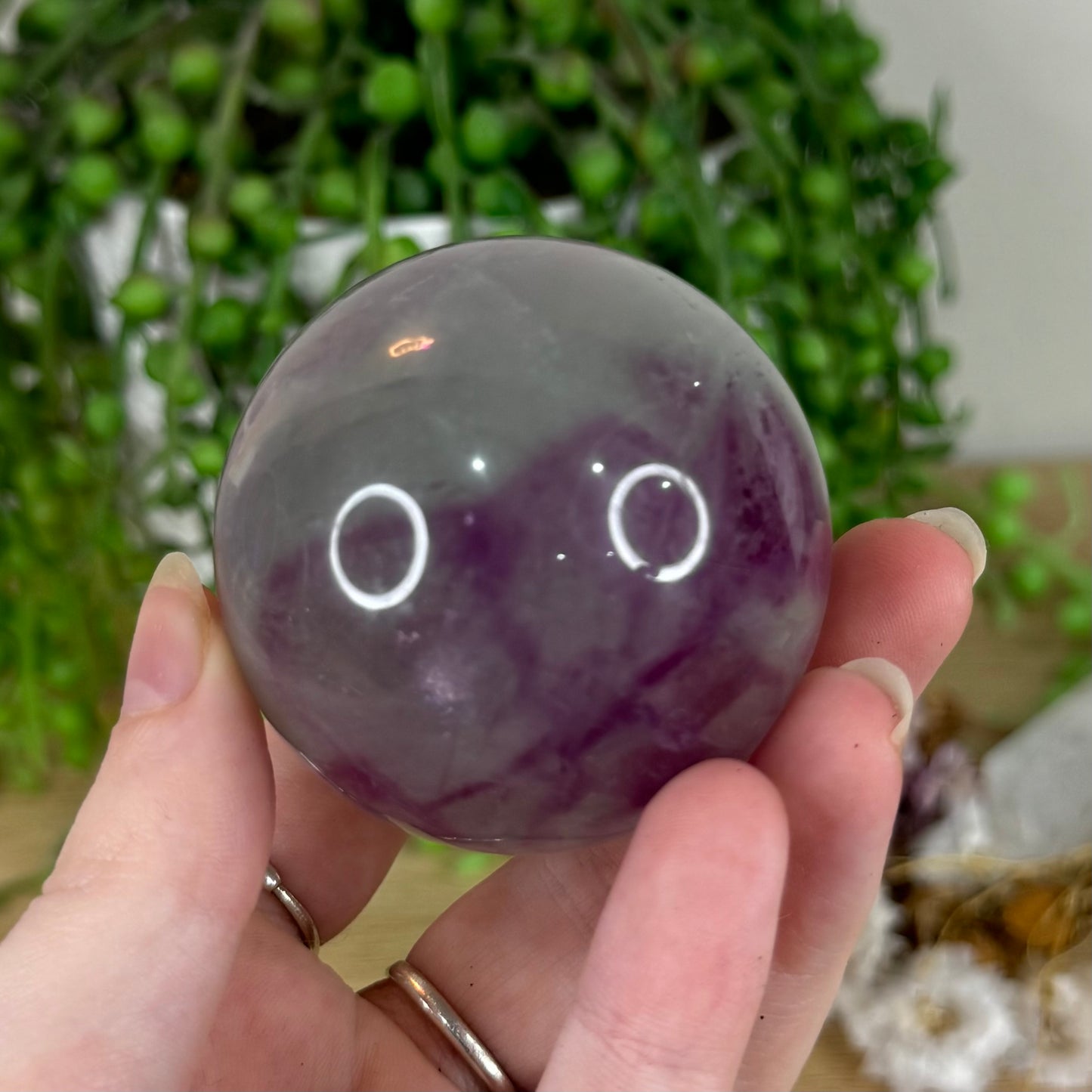 Rainbow Fluorite Sphere (L869)