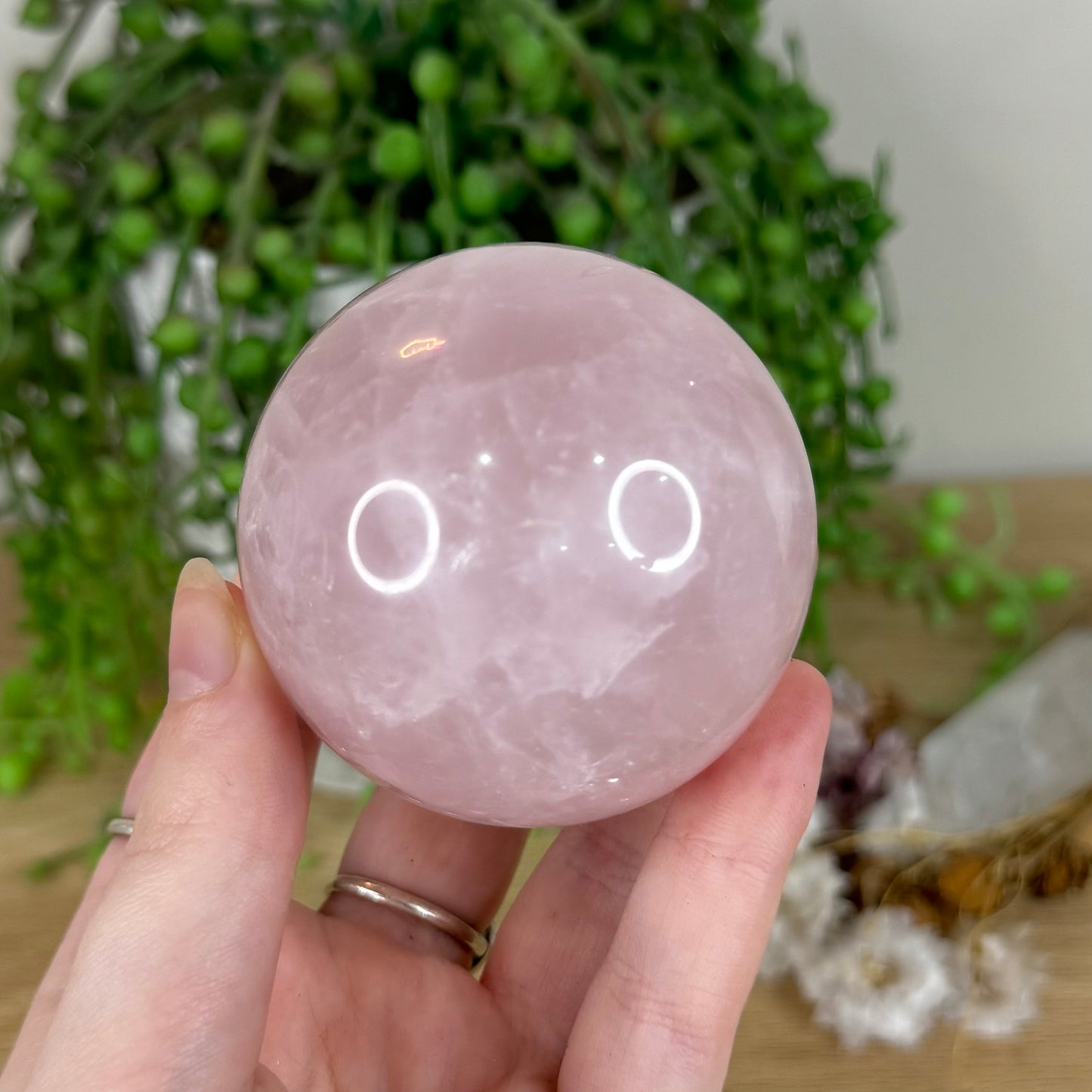 Rose Quartz Sphere (M875)