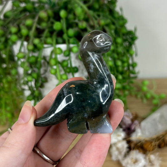 Moss Agate Dinosaur (N409)