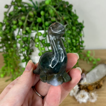 Moss Agate Dinosaur (N409)