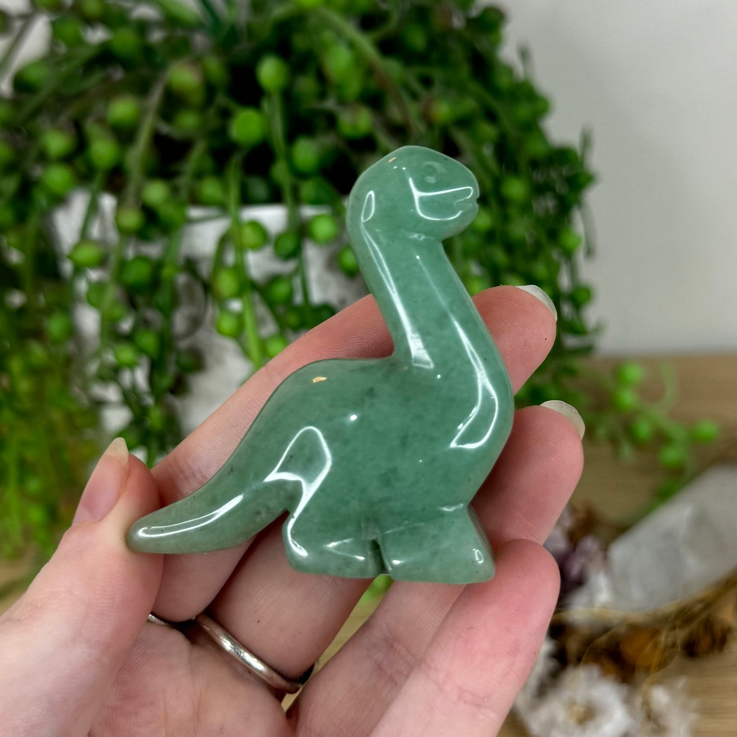 Green Aventurine Dinosaur (N410)