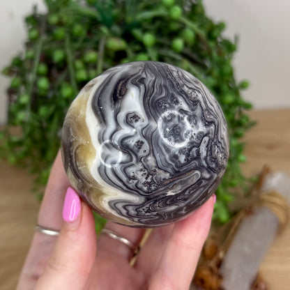 Dendritic Calcite Sphere (X568)