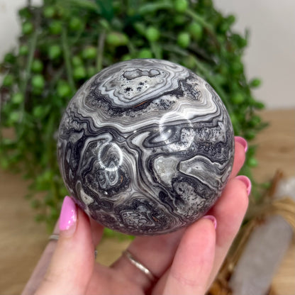 Dendritic Calcite Sphere (X568)