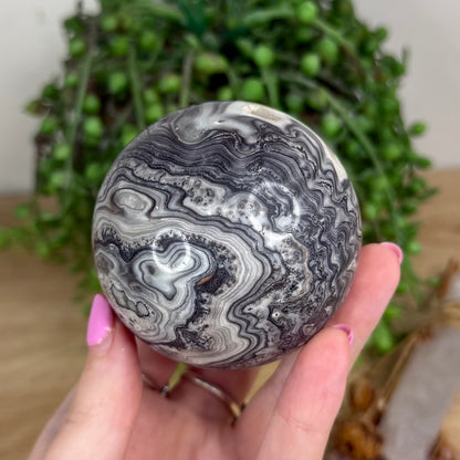 Dendritic Calcite Sphere (X568)