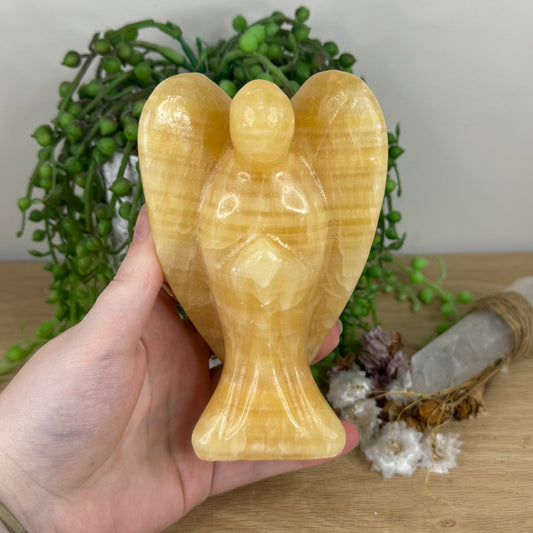 Yellow Calcite Angel (N117)