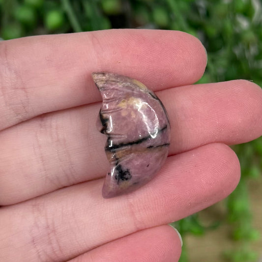 Rhodonite Small Moon Face