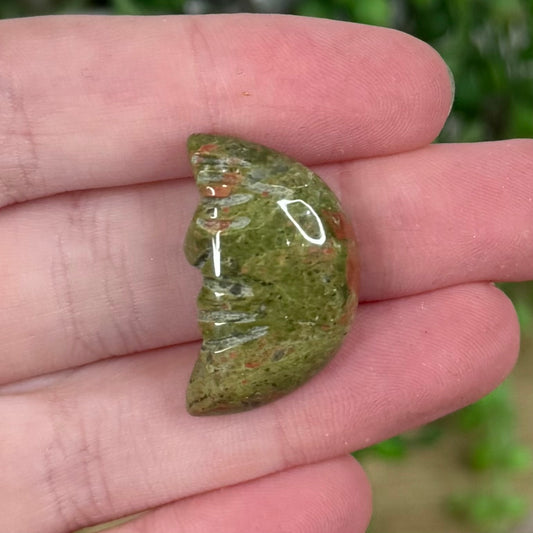 Unakite Small Moon Face